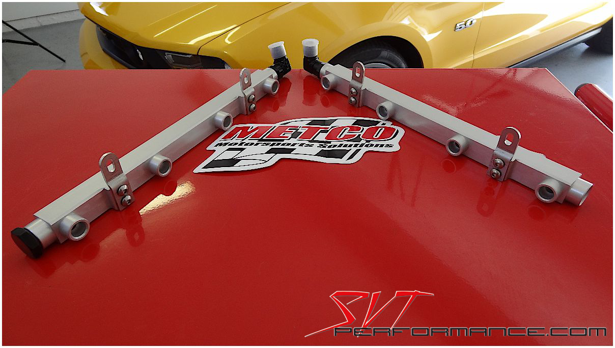 Tech Metco Billet Coyote Fuel Rails FordPowered
